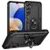 Mobigear Armor ring Coque Samsung Galaxy A16 Coque arrière Rigide Anti-Chocs avec Anneau-Support - Noir