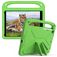 Mobigear AeroArmor Coque iPad 7 (2019) Coque de tablette pour enfants avec Poignée Enfants en EVA + Porte-crayon - Vert