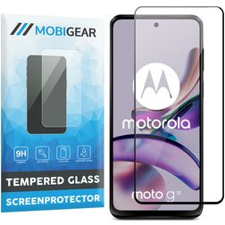 Mobigear Premium Motorola Moto G13 Verre trempé Protection d'écran - Compatible coque - Noir