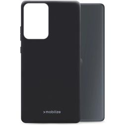Mobilize Rubber Gelly Coque Motorola Moto G85 Coque arrière en TPU Souple - Noir