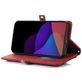 Mobigear Zipper Housse iPhone 14 Etui Porte-Monnaie - Rouge