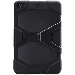 Xccess Survivor Essential Coque iPad 8 (2020) Coque arrière en Plastique rigide,Silicone + Support Amovible - Noir