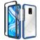 Mobigear Two-Layer Coque Xiaomi Redmi Note 9S Coque arrière Rigide Anti-Chocs - Bleu