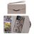 Mobilize Elegant Magnet iPhone 12 Détachable 2in1 Pochette - Beige Snake