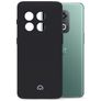 Mobilize Rubber Gelly Coque OnePlus 10 Pro Coque arrière en TPU Souple - Matt Black