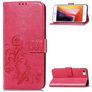 Mobigear Clover Housse iPhone SE (2020) Etui Porte-Monnaie - Rose