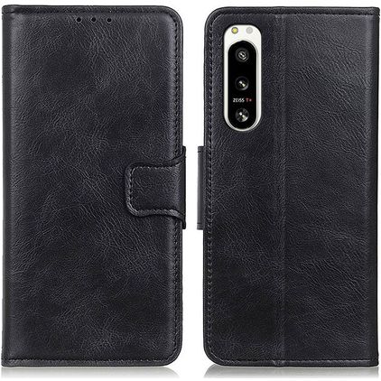 Mobigear Classy Housse Sony Xperia 5 IV Etui Porte-Monnaie - Noir