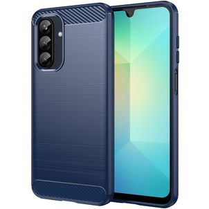 Mobigear Brushed Slim Coque Samsung Galaxy A26 Coque arrière en TPU Souple - Bleu