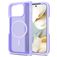 Mobigear Shockproof Google Pixel 10 Pro Fold MagSafe Plastique rigide Coque arrière - Violet