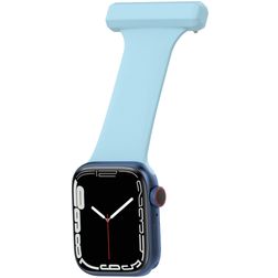 Mobigear Clip Bracelet Infirmière pour Apple Watch Épingle - 49/46/45/44 mm - Bleu layette