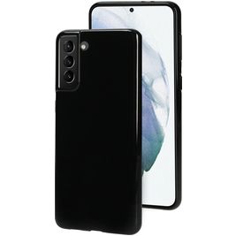 Mobiparts Classic Coque Samsung Galaxy S21 Plus Coque arrière en TPU Souple - Noir