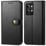Mobigear Snap Button Housse Realme GT2 Pro Etui Porte-Monnaie - Noir