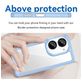 Mobigear Crystal Coque ASUS Zenfone 9 Coque arrière Rigide - Transparent / Bleu