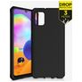 ITSkins FeroniaBio Coque Samsung Galaxy A31 Coque arrière Rigide Anti-Chocs - Noir