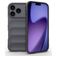 Mobigear Bumpy iPhone 18 Pro TPU souple Coque arrière - Dark Grey