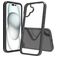 Mobigear Crystal Coque iPhone 16 Plus Coque arrière Rigide - Noir