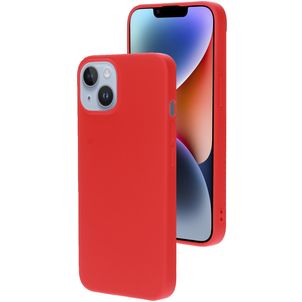 Mobiparts Coque iPhone 14 Coque arrière en Silicone - Scarlet Red