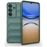 Mobigear Bumpy Coque Samsung Galaxy S26 Plus Coque arrière en TPU Souple - Vert foncé