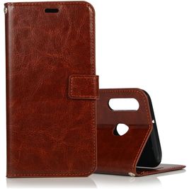 Mobigear Wallet Housse Samsung Galaxy A40 Etui Porte-Monnaie - Marron