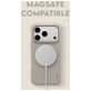 CARE by PanzerGlass Fashionable Coque iPhone 17 Pro MagSafe Coque arrière en Silicone - Vanilla