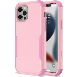 Mobigear Ultra Tough Coque iPhone 14 Plus Coque arrière Rigide Anti-Chocs - Rose