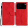 Mobigear Stitch Housse iPhone 17 Pro Max Etui Porte-Monnaie - Rouge