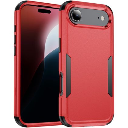 Mobigear Ultra Tough Coque iPhone Air Coque arrière Rigide Anti-Chocs - Rouge
