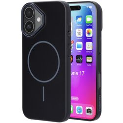 Mobiparts Slim Line iPhone 17 MagSafe Plastique rigide Coque arrière - Onyx Black