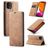 Caseme 013 Housse iPhone 11 Pro Etui Porte-Monnaie - Marron