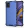 Mobigear Honeycomb Coque Samsung Galaxy A51 Coque arrière Rigide Anti-Chocs - Bleu