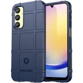 Mobigear Rugged Shield Coque Samsung Galaxy A55 Coque arrière en TPU Souple Anti-Chocs - Bleu