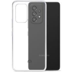 Mobilize Gelly Coque Transparente Samsung Galaxy A53 Coque arrière en TPU Souple - Transparent