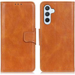 Mobigear Classy Housse Samsung Galaxy A54 Etui Porte-Monnaie - Cognac