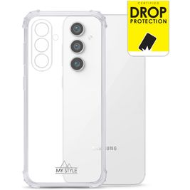 My Style Protective Flex Coque Transparente Samsung Galaxy S23 FE Coque arrière en TPU Souple Anti-Chocs - Transparent