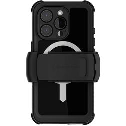 Ghostek Nautical Belt Coque iPhone 16 Pro MagSafe Coque arrière Imperméable Rigide Anti-Chocs - Noir