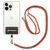 Mobigear Lanyard - Cordon de téléphone universel ajustable - Rouge / Vert