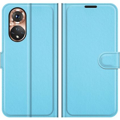 Mobigear Classic Housse HONOR 50 Etui Porte-Monnaie - Bleu