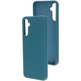 Mobiparts Coque Samsung Galaxy A34 Coque arrière en Silicone - Blueberry Blue