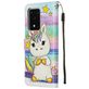 Mobigear Design Housse Samsung Galaxy S20 Ultra Etui Porte-Monnaie - Licorne