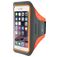 Mobiparts Comfort Fit Brassard Téléphone iPhone SE (2022) Brassard Coque de Sport en Neoprène - Neon Orange
