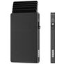 Valenta Cardprotector - Porte Cartes en en Aluminium - 7 Cartes - Compatible MagSafe - Dark Grey