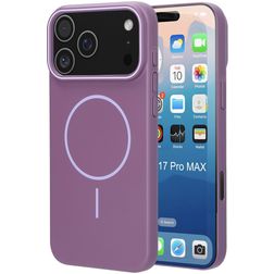 Mobiparts Slim Line Coque iPhone 17 Pro Max MagSafe Coque arrière Rigide - Imperial Purple
