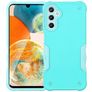 Mobigear Non-slip Armor Coque Samsung Galaxy A14 Coque arrière Rigide Anti-Chocs - Turquoise