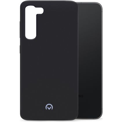 Mobilize Rubber Gelly Coque Samsung Galaxy S23 Coque arrière en TPU Souple - Matt Black