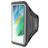Mobiparts Comfort Fit Brassard Téléphone Samsung Galaxy S21 FE Brassard Coque de Sport en Neoprène - Noir