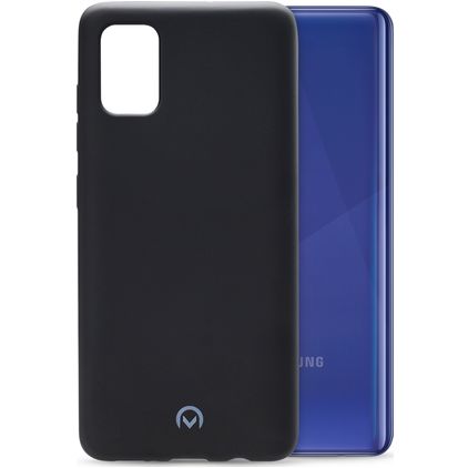 Mobilize Rubber Gelly Coque Samsung Galaxy A41 Coque arrière en TPU Souple - Matt Black