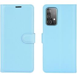 Mobigear Classic Housse Samsung Galaxy A52 Etui Porte-Monnaie - Bleu