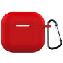 Mobigear Colors Coque Apple AirPods 4 Coque en Silicone Souple - Rouge