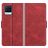 Mobigear Slim Magnet Housse Realme 8 Etui Porte-Monnaie - Rouge