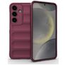 Mobigear Bumpy Coque Samsung Galaxy S25 Coque arrière en TPU Souple - Rouge